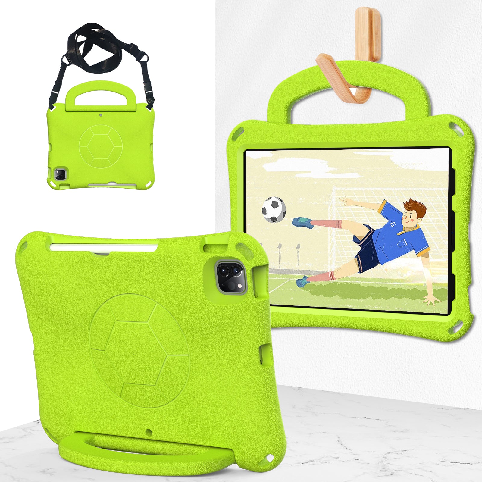For iPad Pro 11-inch (2018) / (2020) / (2021) / iPad Air (2022) / (2020) Case Kickstand EVA Tablet Cover For iPad Pro 11-inch (2018) / (2020) / (2021) / iPad Air (2022) / (2020) Case Kickstand EVA Tablet Cover